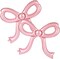 2 Pcs Pink Bow Balloons Coquette Birthday Bachelorette Party Decorations Giant Bows Themed Foil Balloon for Baby Shower Decor